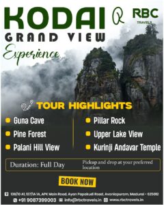 Madurai to Kodaikanal Tour Package (2)